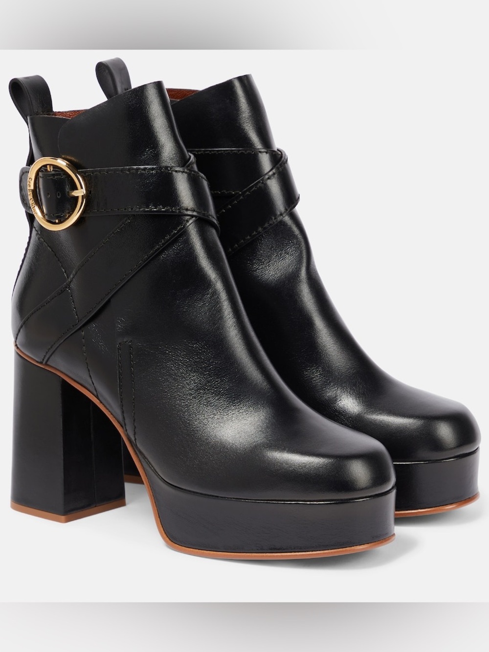 See By Chole Platform Ankle Boots